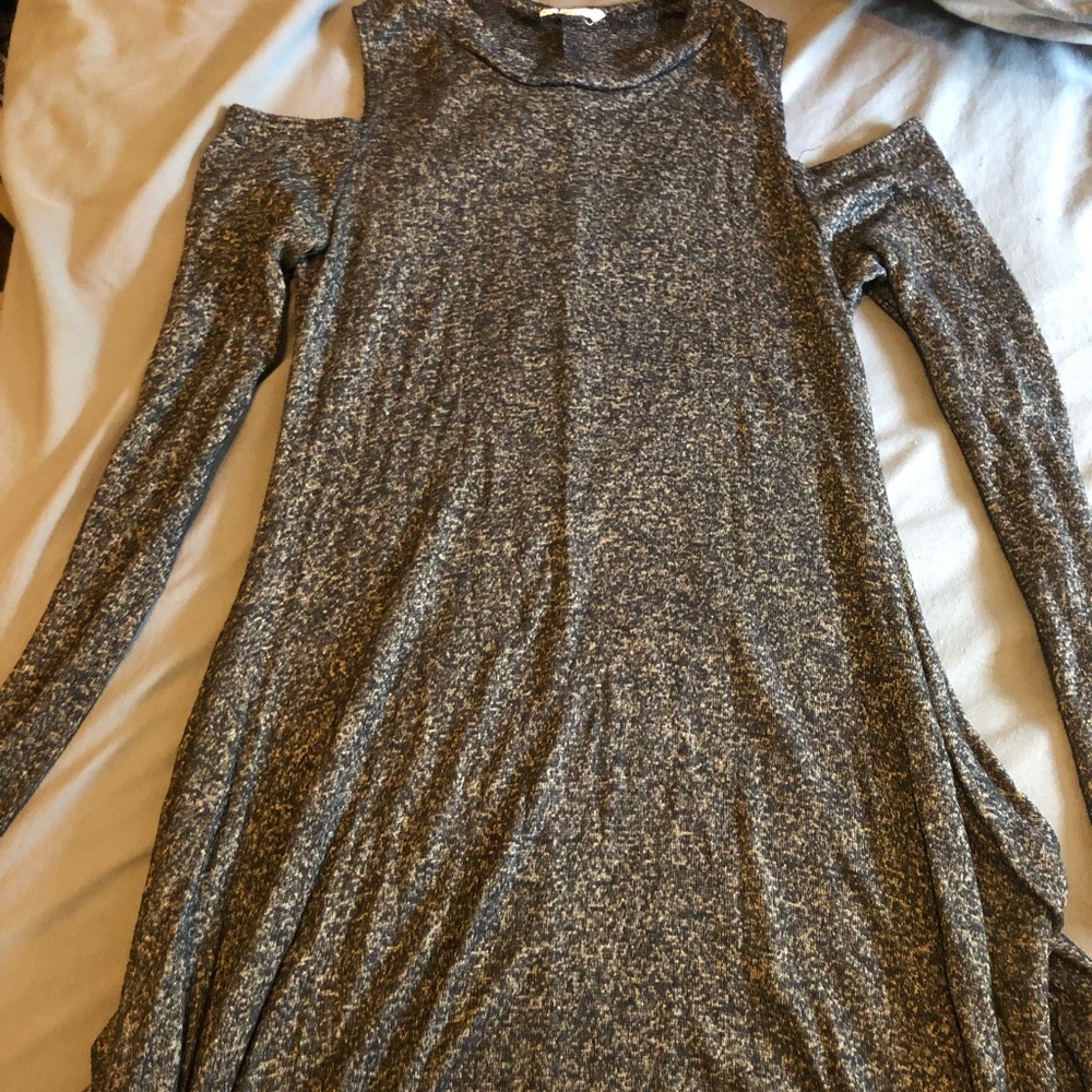 Cold shoulder dress